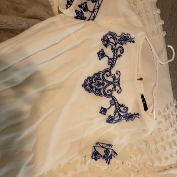 Lulus blue and white dress - Picture 5 of 6